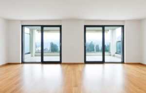 Internal glass doors in Weybridge Surrey by Urban & Grey with sleek, bespoke designs for stylish and light-filled home interiors.